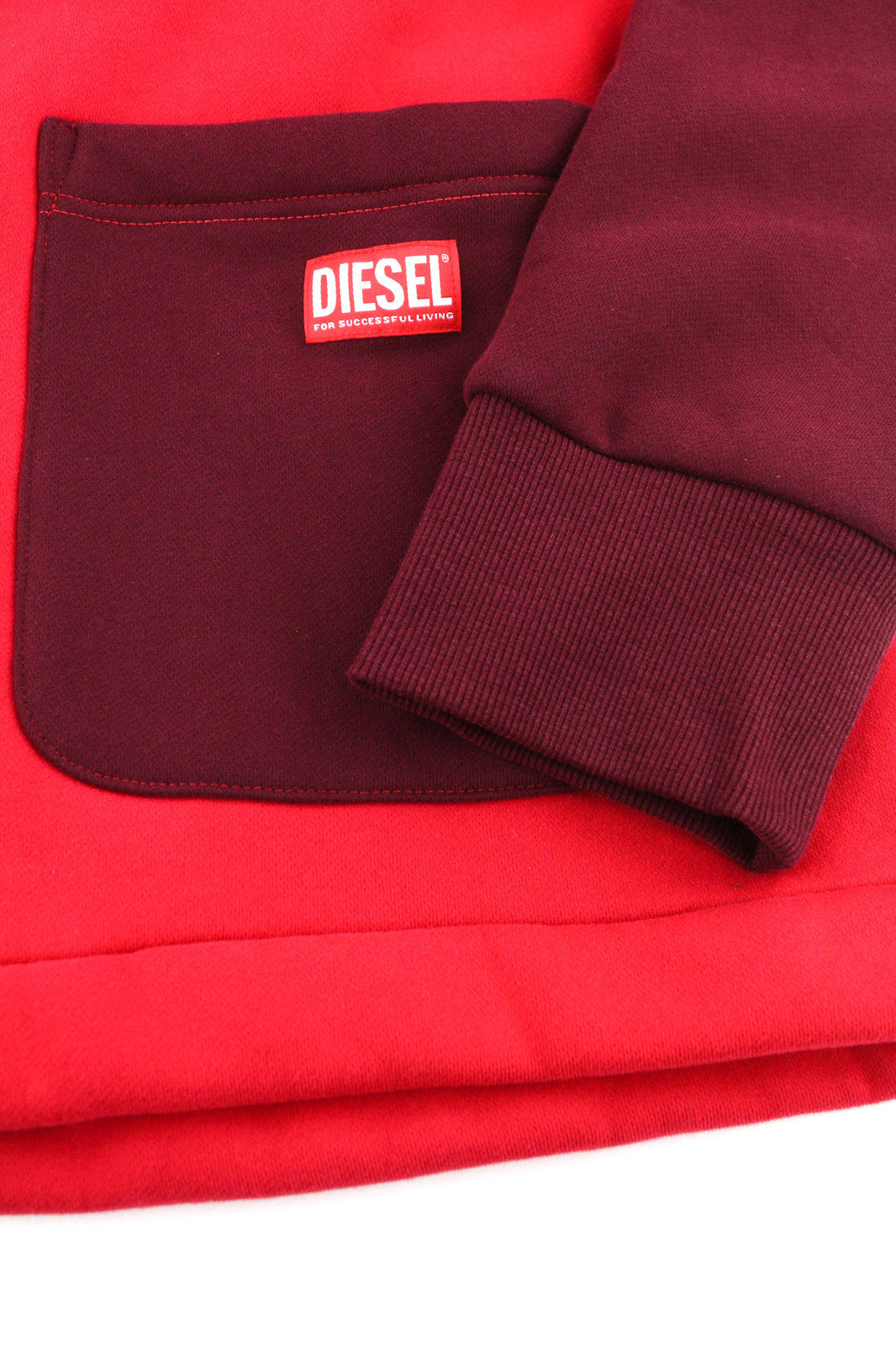 DIESEL Uudg-Jas-Homey Women Robe XL Unisex Fleece Lined Hooded Pockets Belted
