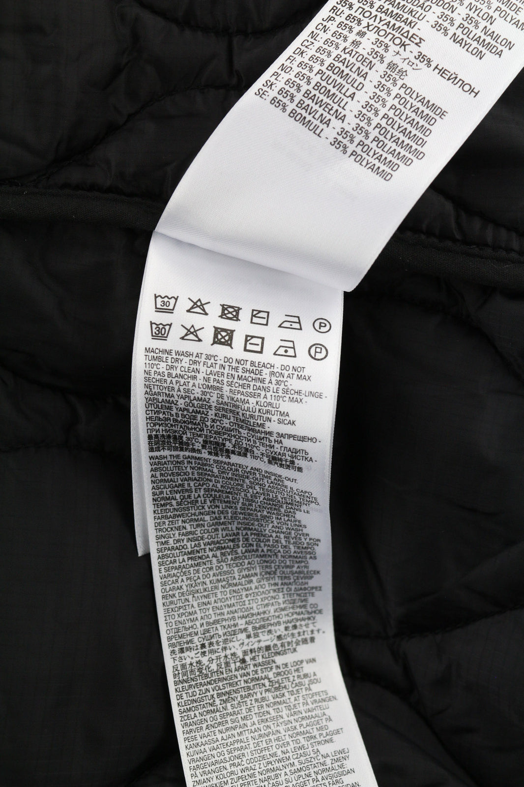 DIESEL W-Miles Men Jacket L 2in1 Parka Insulated Drawstring Waist Black RRP€475