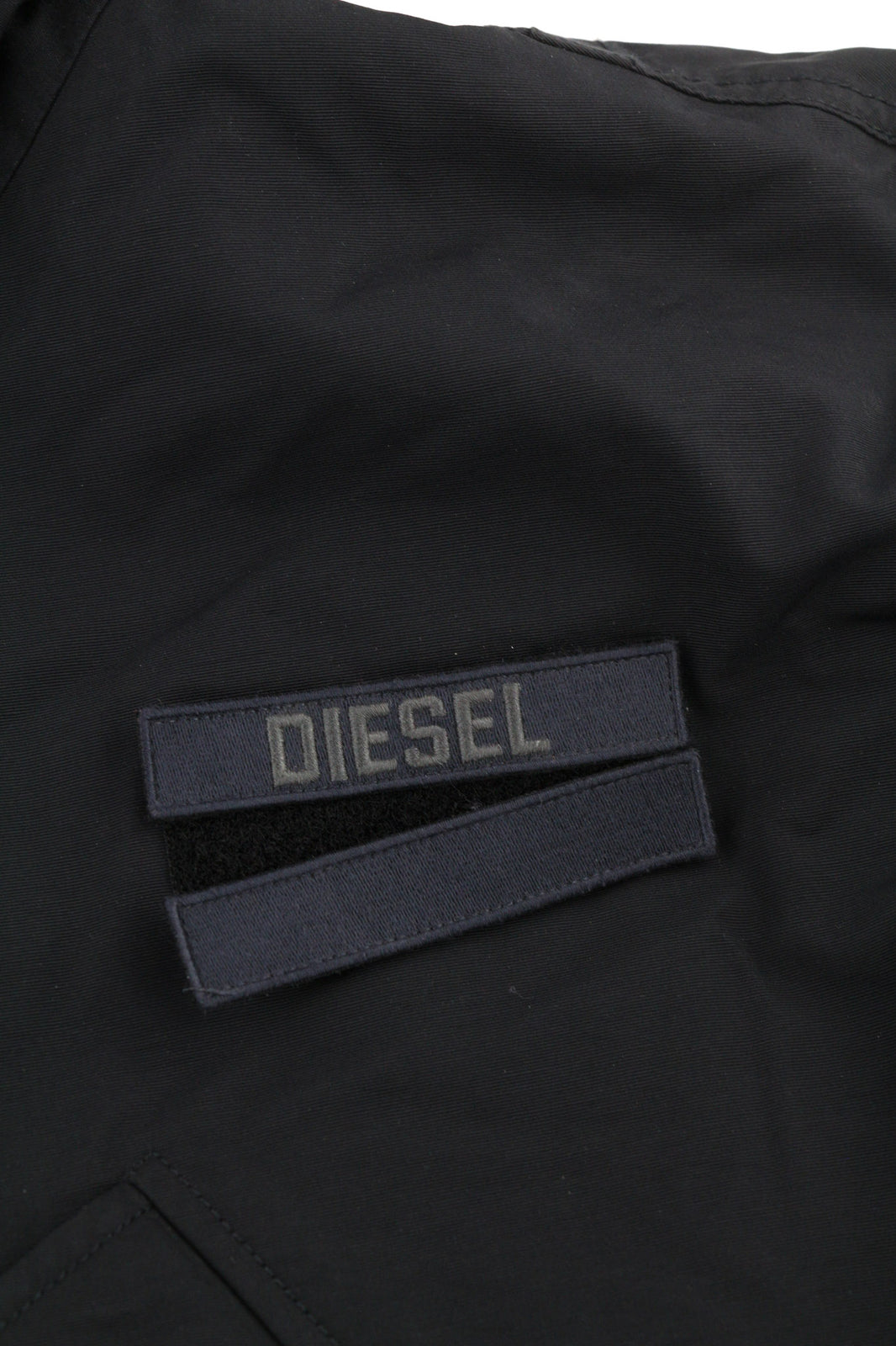 DIESEL W-Miles Men Jacket L 2in1 Parka Insulated Drawstring Waist Black RRP€475