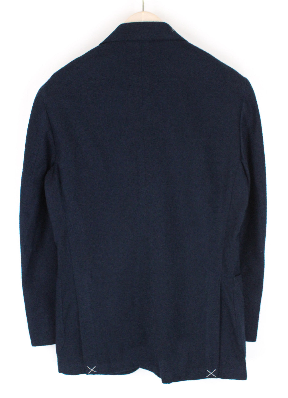 SUITSUPPLY Havana Patch Men's Blazer UK34R Navy Cotton Wool Linen Blend Slim