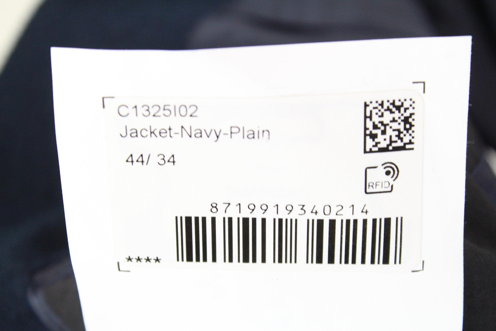 SUITSUPPLY Havana Patch Men's Blazer UK34R Navy Cotton Wool Linen Blend Slim