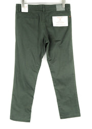 REPLAY Tom Men's Green Cotton Trousers W32/L30 Regular Stretch Slit Pocket