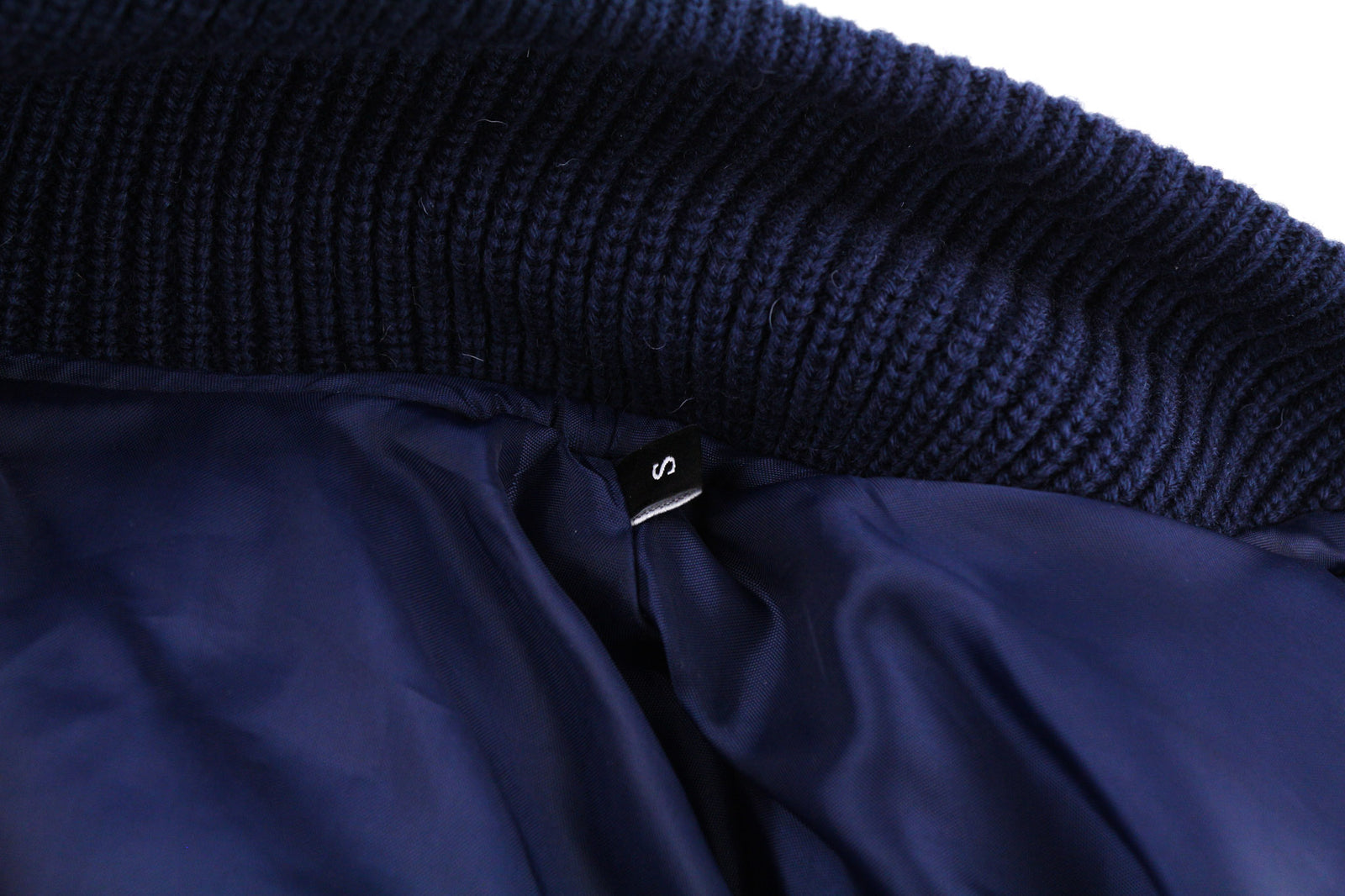 DIESEL W-Spleak-A Men Jacket S Blue Washed Oversized Bomber Insulated RRP€325