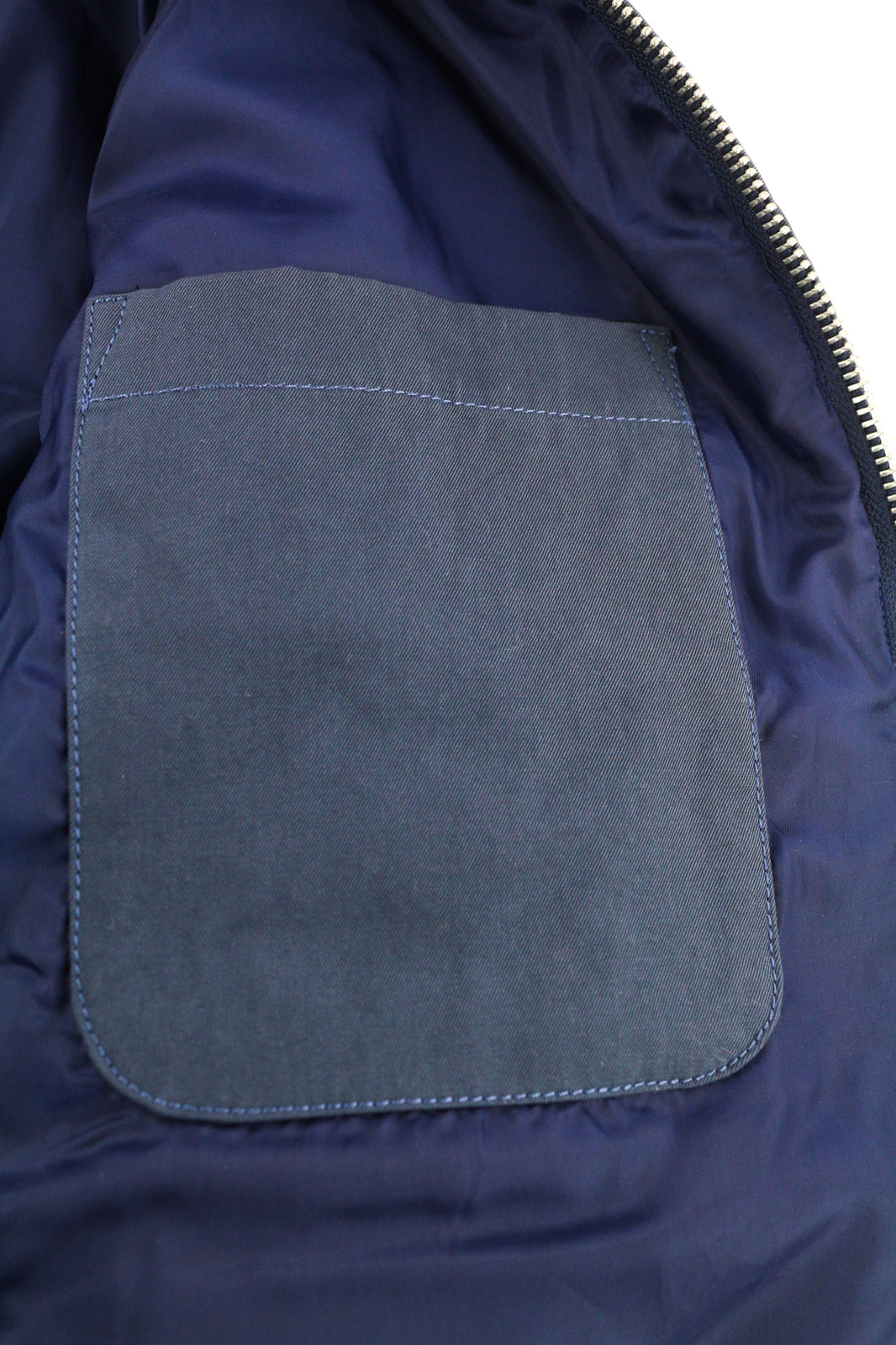 DIESEL W-Spleak-A Men Jacket S Blue Washed Oversized Bomber Insulated RRP€325