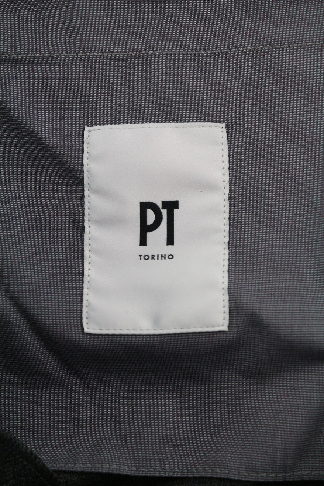 PT TORINO Skinny Fit Men Trousers 52 W36 Plaid Fleece Wool Blend Zip Fly Casual