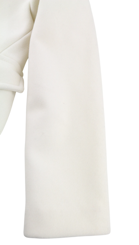 DIESEL W-Lethea Women Coat S Light Wool Blend Full Zip Patch Pockets RRP€590