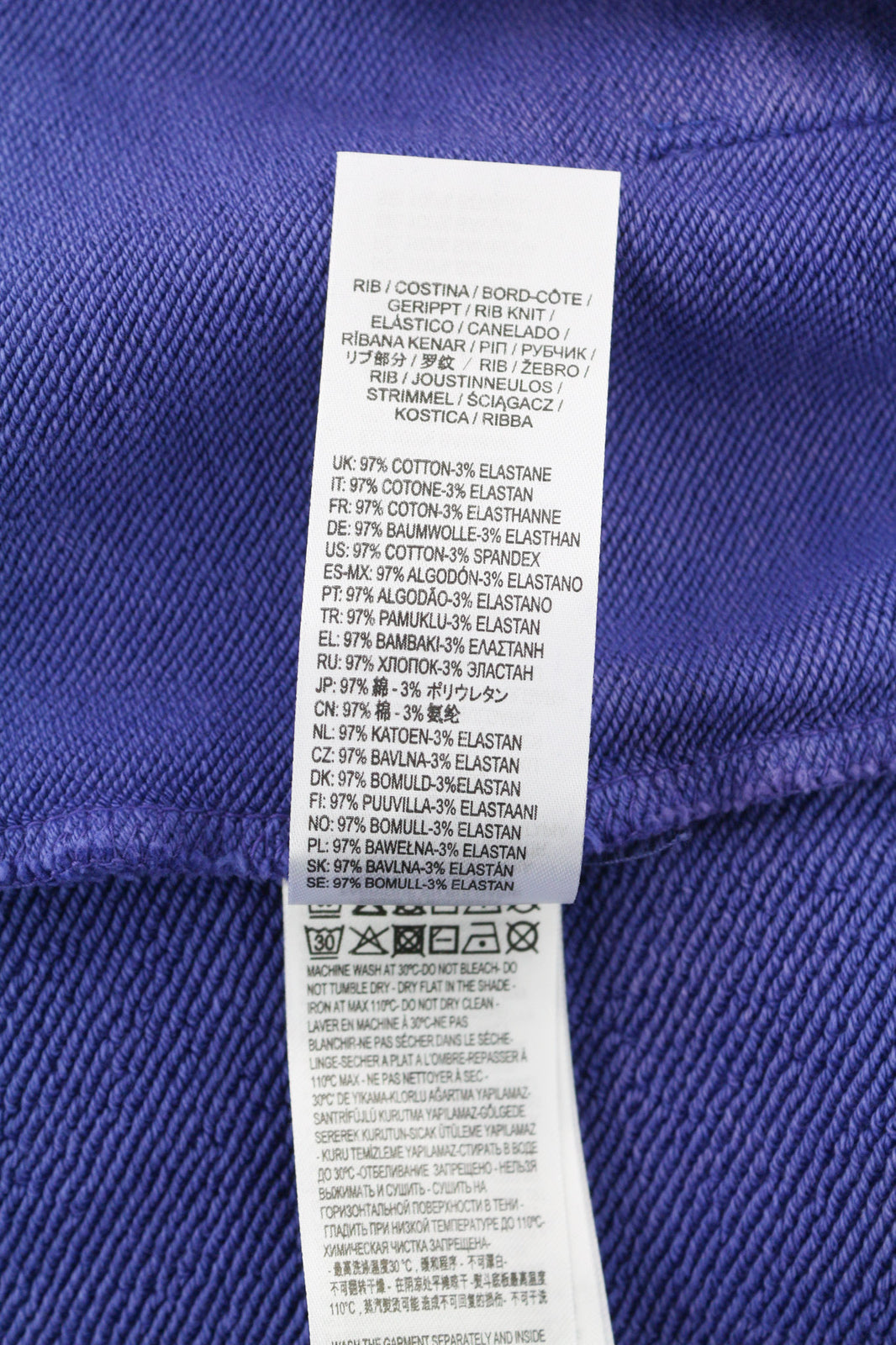 DIESEL F-Mikky Women Hoodie M Blue Washed Hooded Asymmetrical Pocket RRP€195