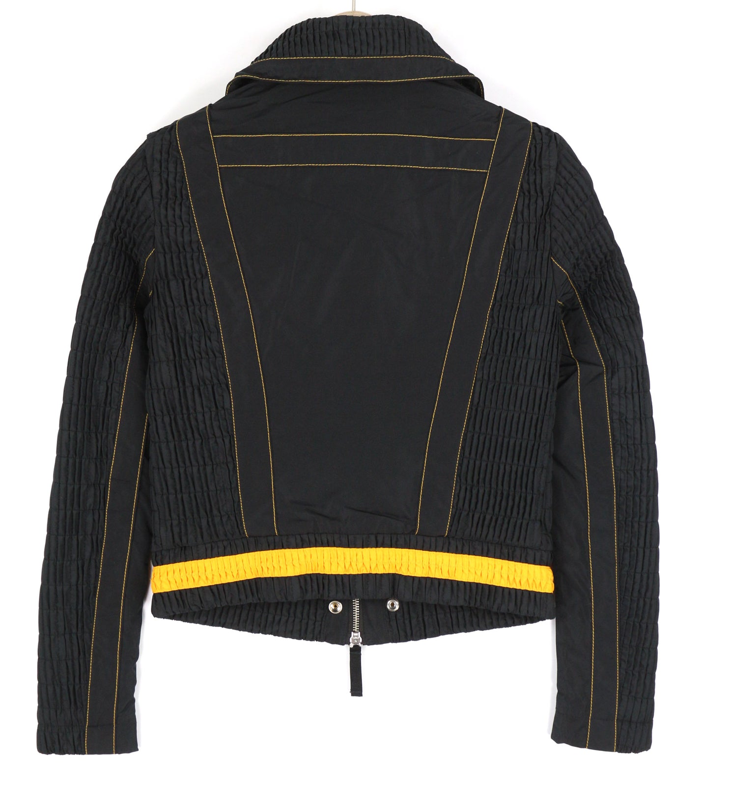 DIESEL G-Ritas Women Jacket S Black Textured Single Breasted Collar RRP€250