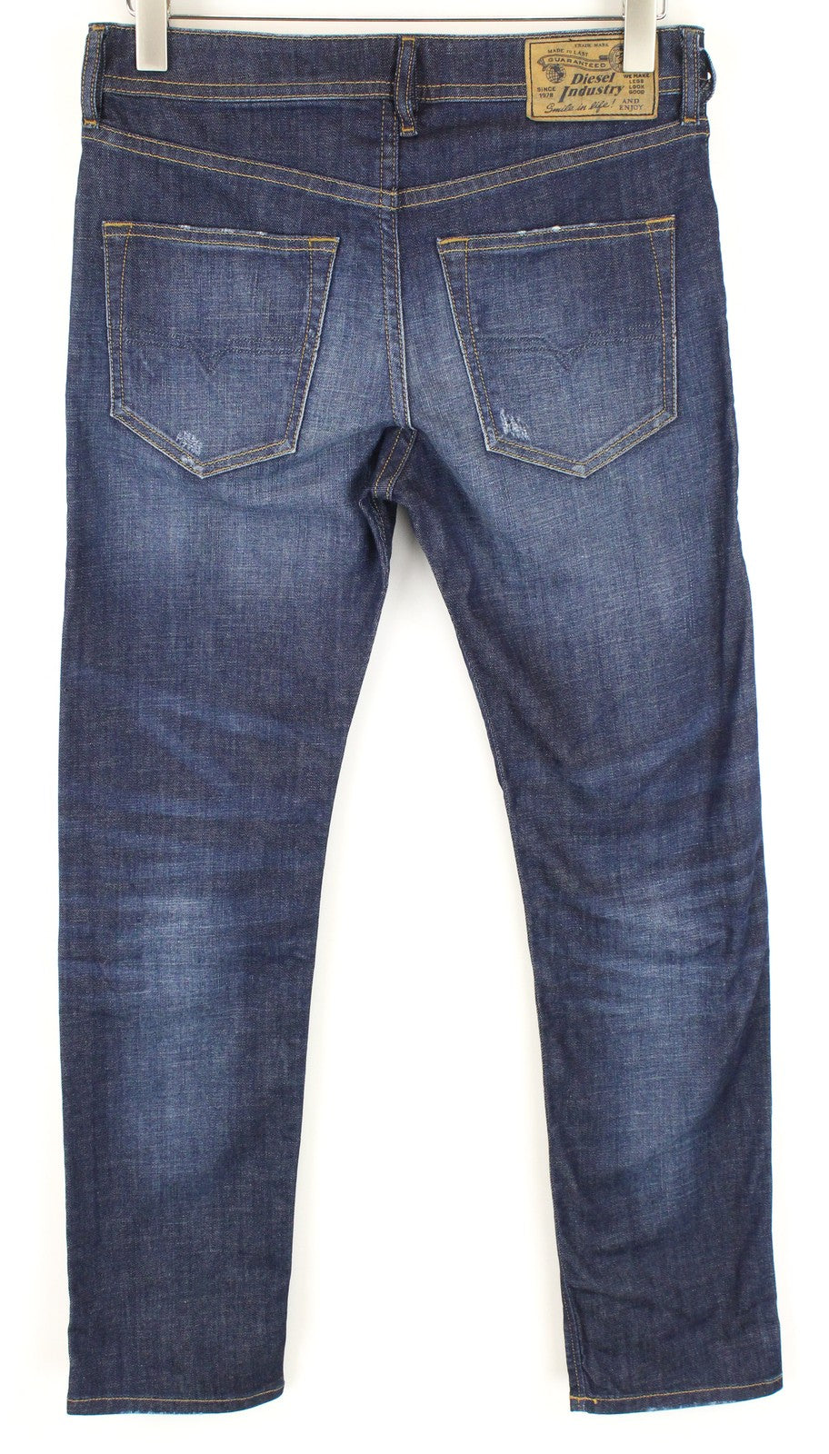DIESEL Buster R7NA8 Men's Jeans W29/L32 Slim Fit Blue Washed Tapered Stretch*