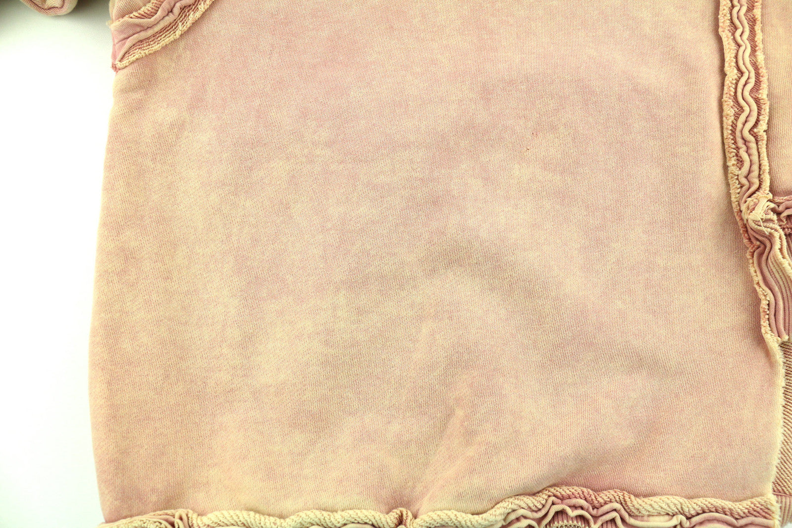 DIESEL F-Mikky Women Hoodie S Peach Washed Hooded Asymmetrical Pocket RRP€195