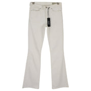 DIESEL Sandyb-Patch 0672Y Womens Jeans W27/L34 White Slim Bootcut RRP€190