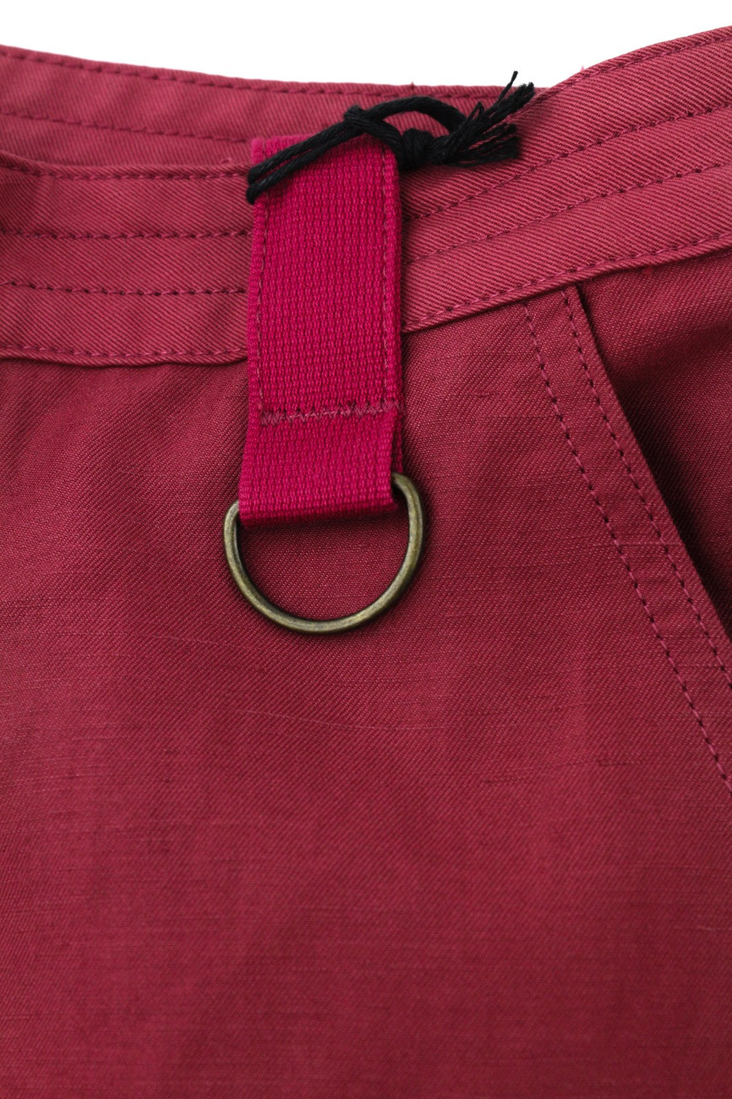 DIESEL P-Giulia Womens Trousers W30 Cargo Loose  Burgundy Linen Blend RRP€300