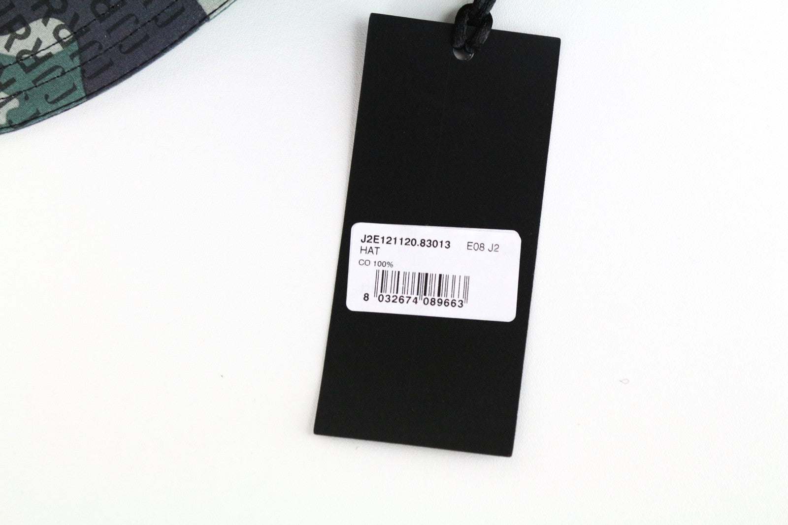 JOHN RICHMOND Men's Cap M Green Grey Cotton Logo Print Casual Baseball Style