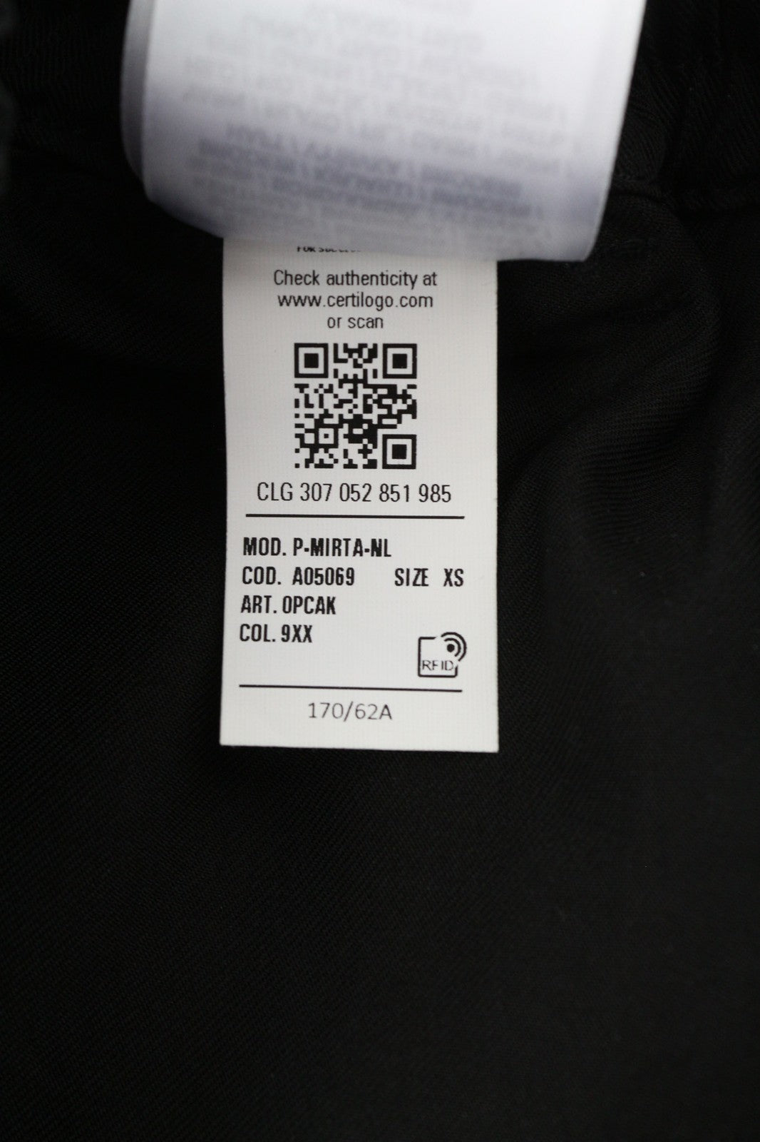 DIESEL P-Mirta-NL 0PCAK Womens Trousers XS Cargo Loose  Black Pockets RRP€300