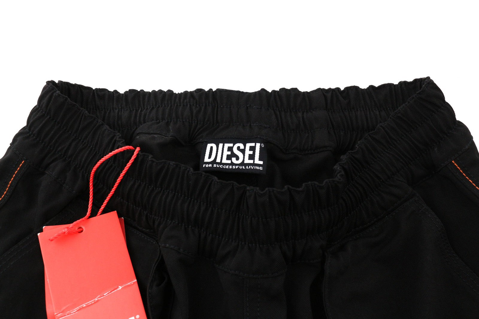 DIESEL P-Mirta-NL 0PCAK Womens Trousers XS Cargo Loose  Black Pockets RRP€300