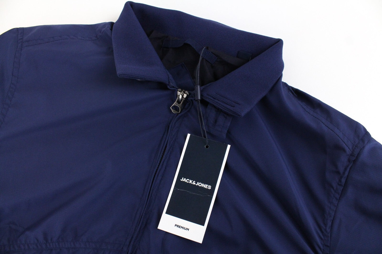 JACK&JONES Jprflight Mens Jacket S Blue Zipped Long Sleeve Lightweight