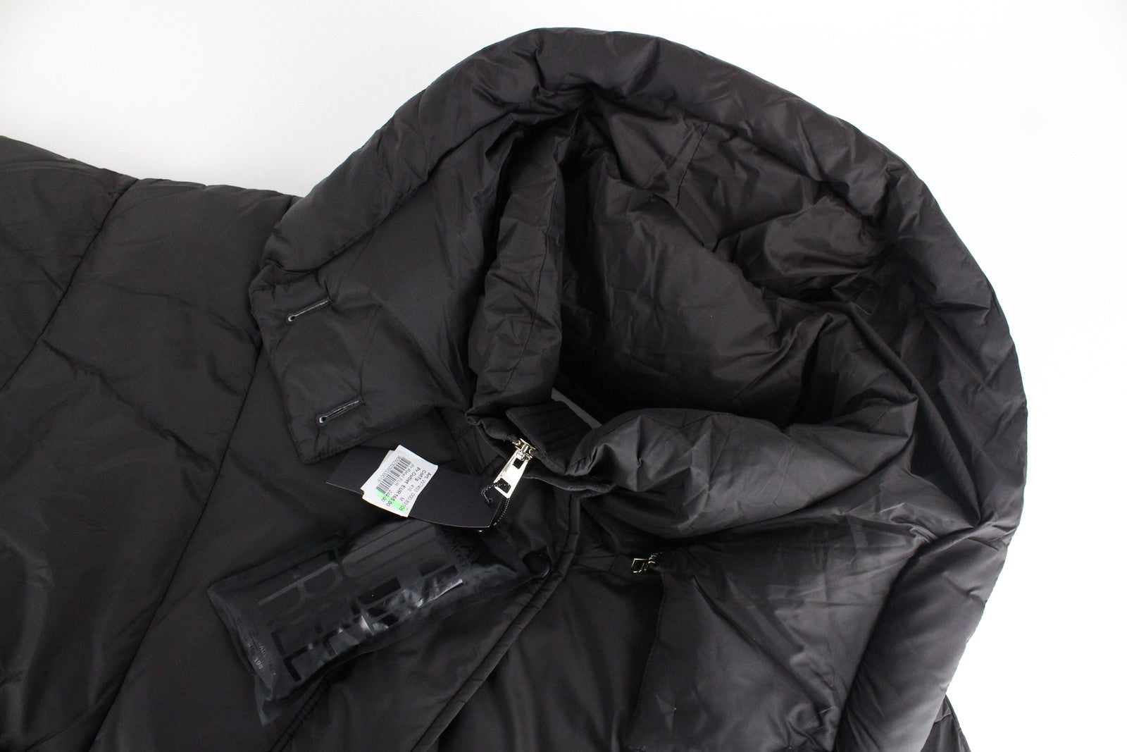 RRP€249 REPLAY Womens Jacket M Dark Brown Lined Padded Hooded Long Sleeve Zip