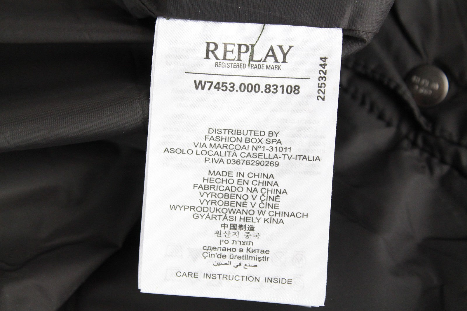 RRP€249 REPLAY Womens Jacket M Dark Brown Lined Padded Hooded Long Sleeve Zip