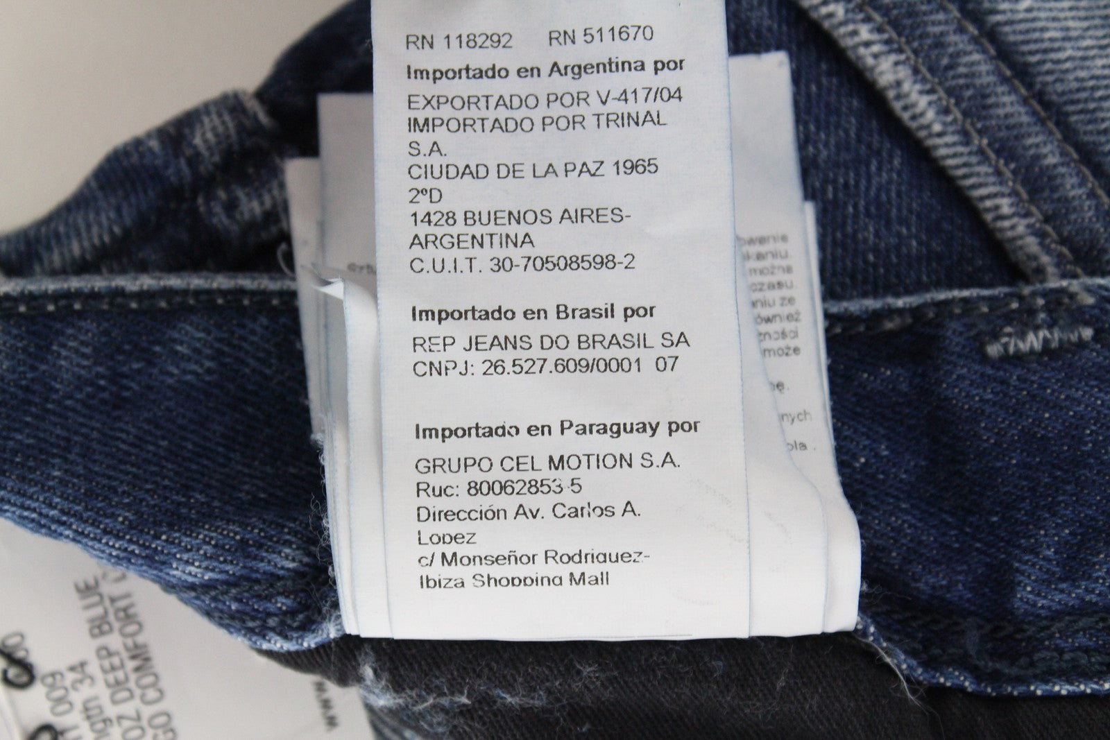 REPLAY Anbass Mens Jeans W30/L34 Blue Washed Cotton Slim  Stretchy Ripped