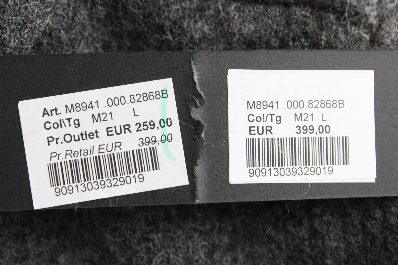 REPLAY Mens Coat L Grey Wool Blend Hooded Toggle Snaps Buttoned RRP€399