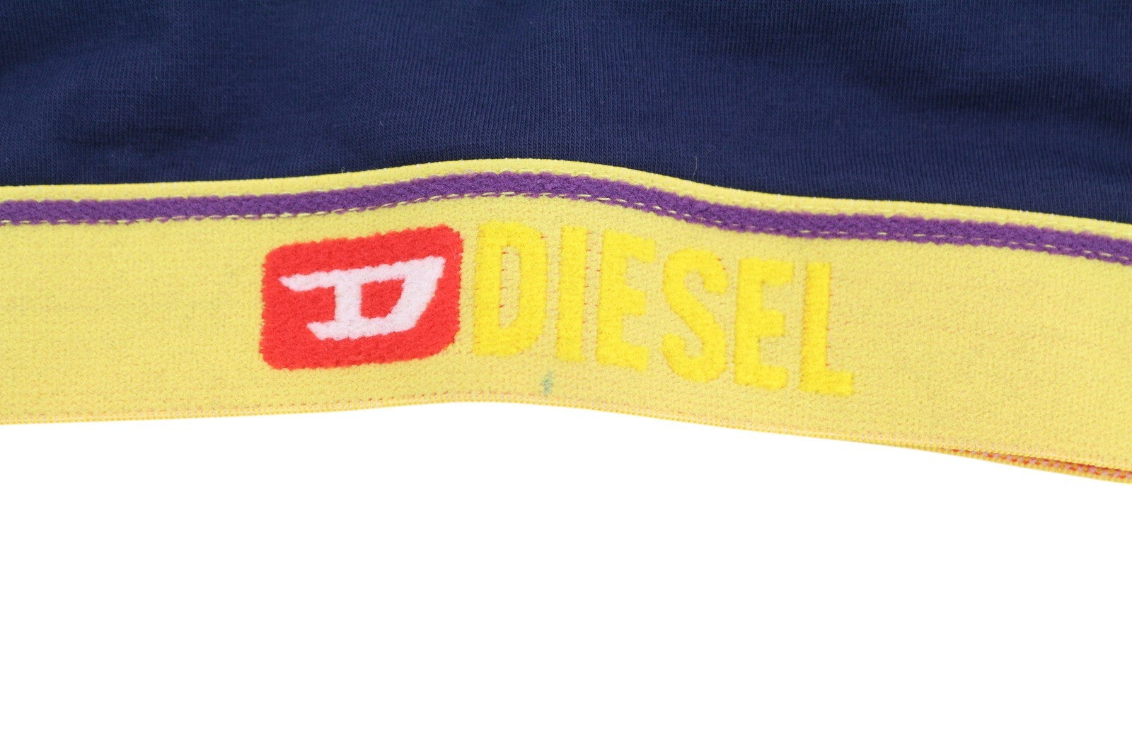 DIESEL Ufsb-Mileys Womens Sports Bra XL Sleeveless Round Neck Stretchy  Blue