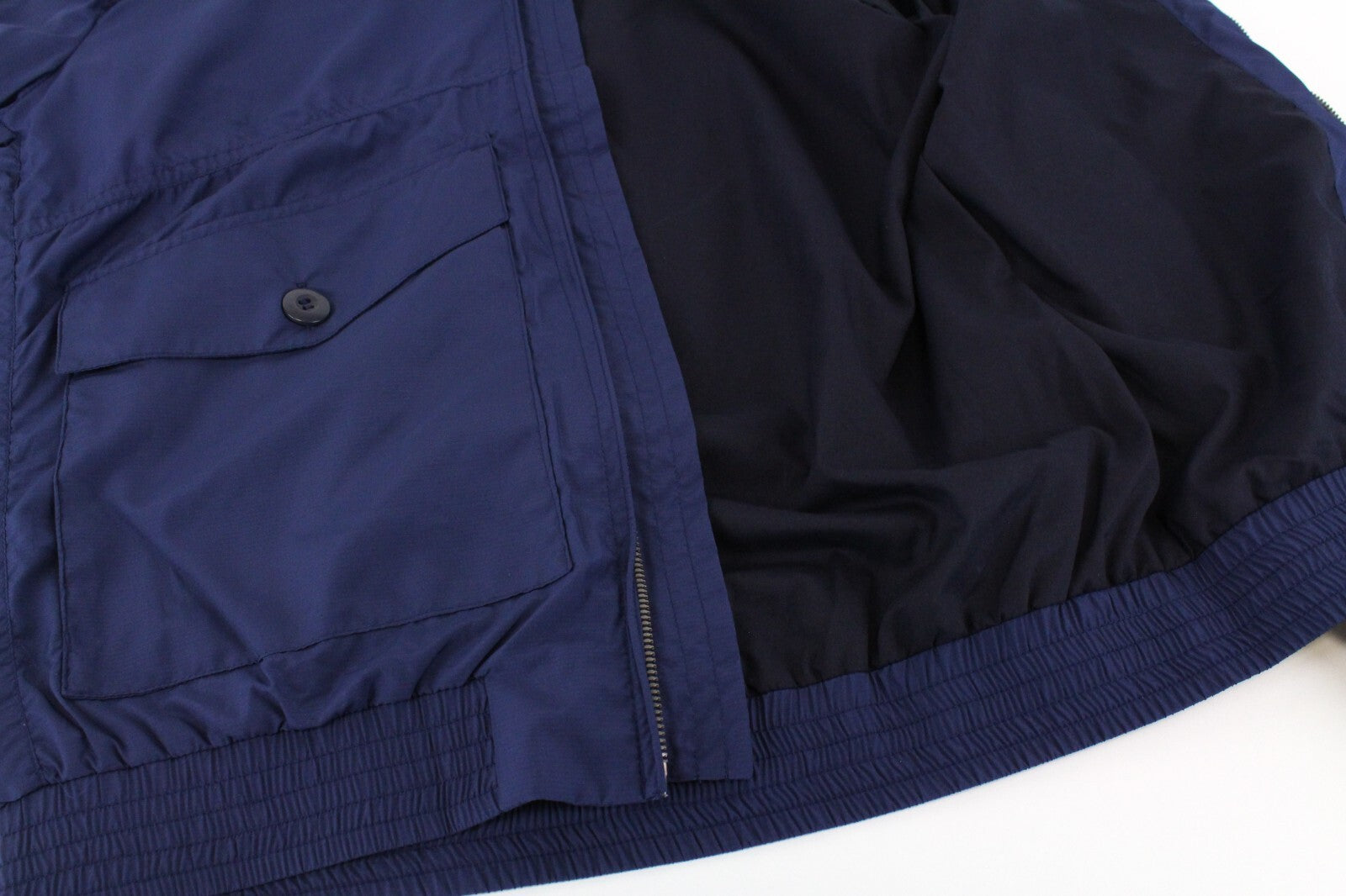 JACK&JONES Jprflight Mens Jacket S Long Sleeve Zipped Navy Lined Lightweight