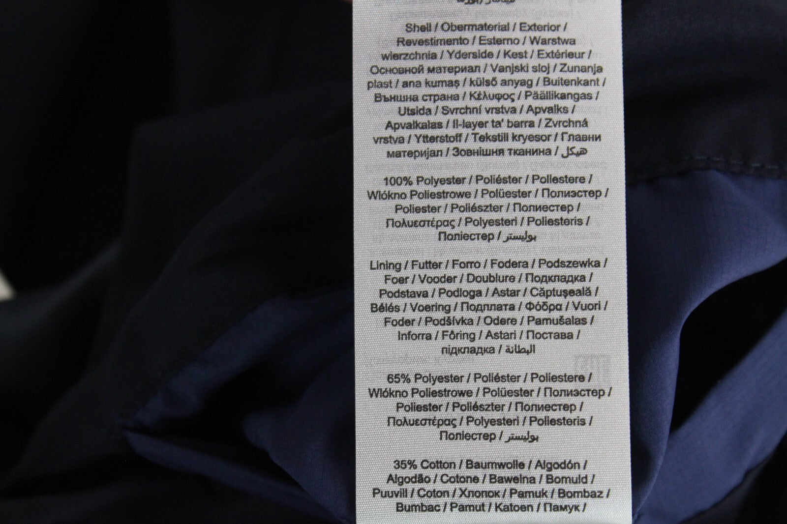 JACK&JONES Jprflight Mens Jacket S Long Sleeve Zipped Navy Lined Lightweight