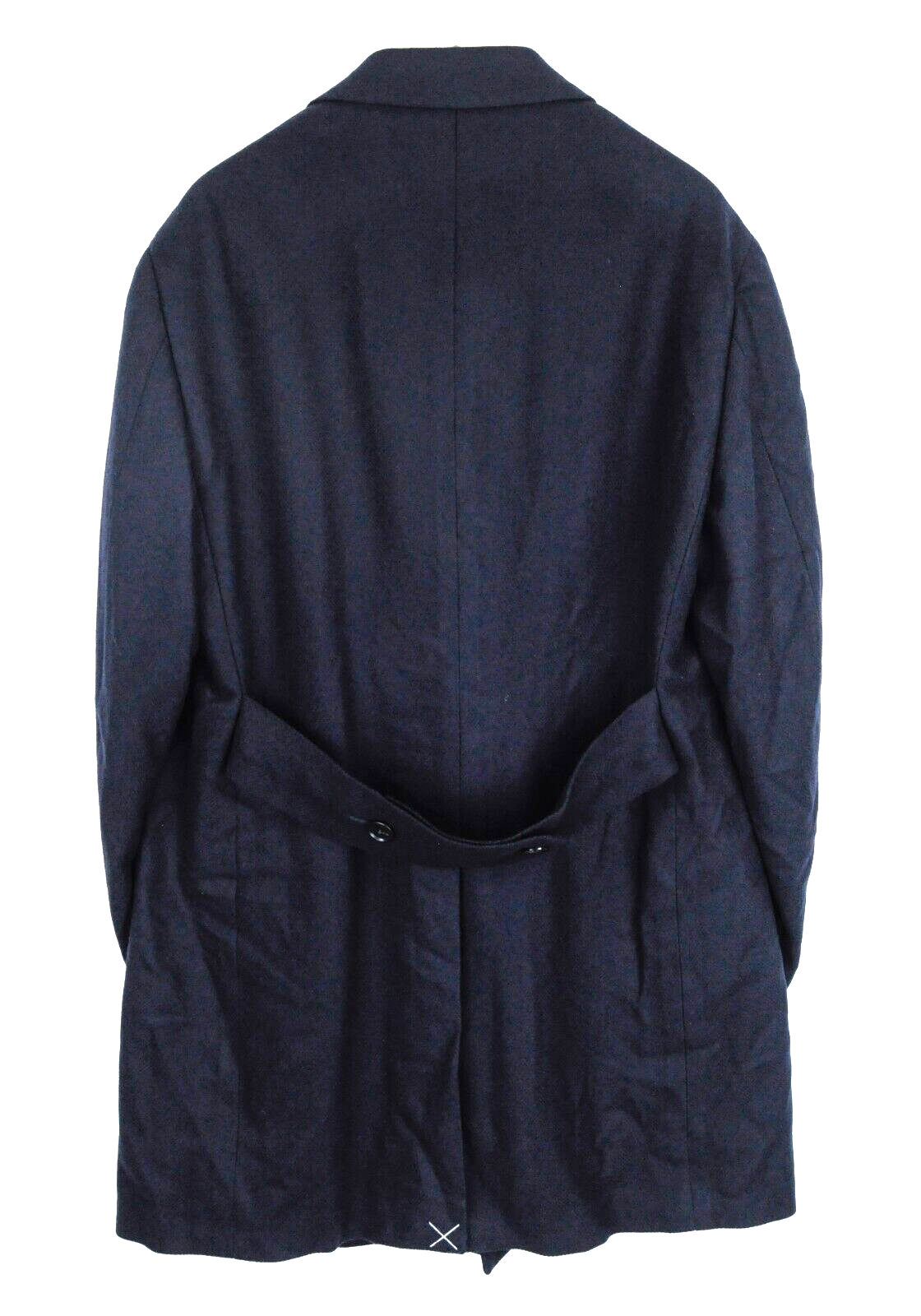 „SUITSUPPLY Vicenza“ vyriškas paltas, UK48R, tamsiai mėlynas, vilnonis, kašmyro, vieneilis, su pamušalu 