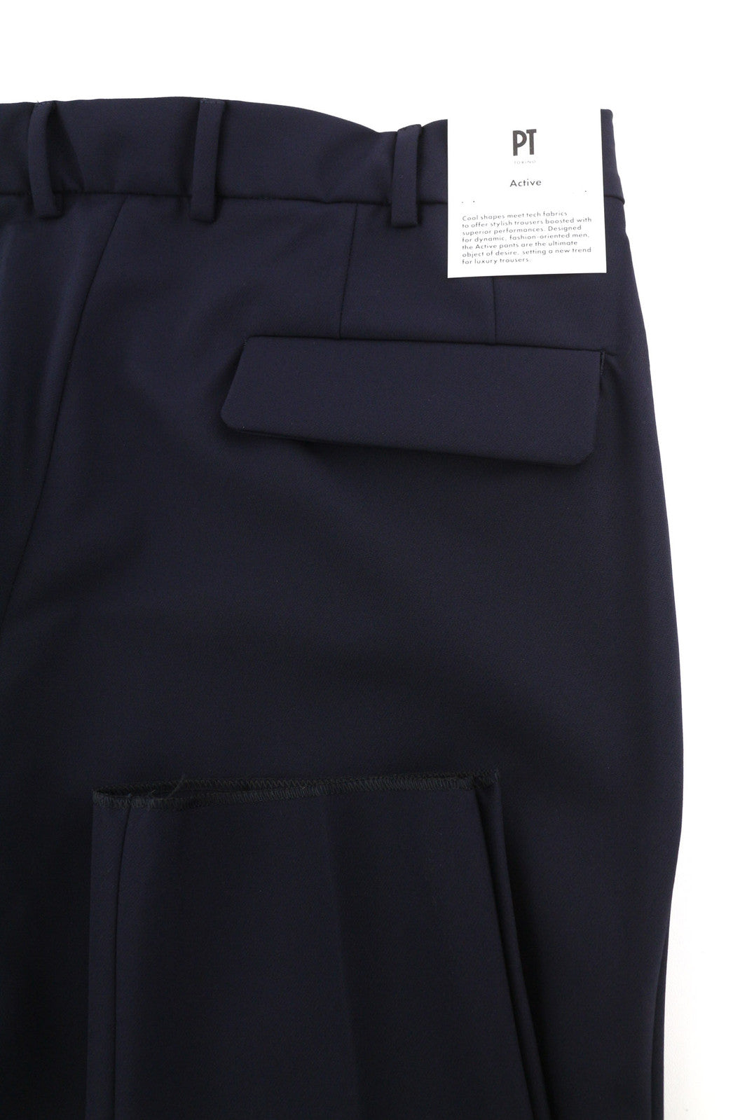 PT TORINO Lamda Men Trousers 58 W39 Slim Zipper Pockets Polyamide Blend Casual