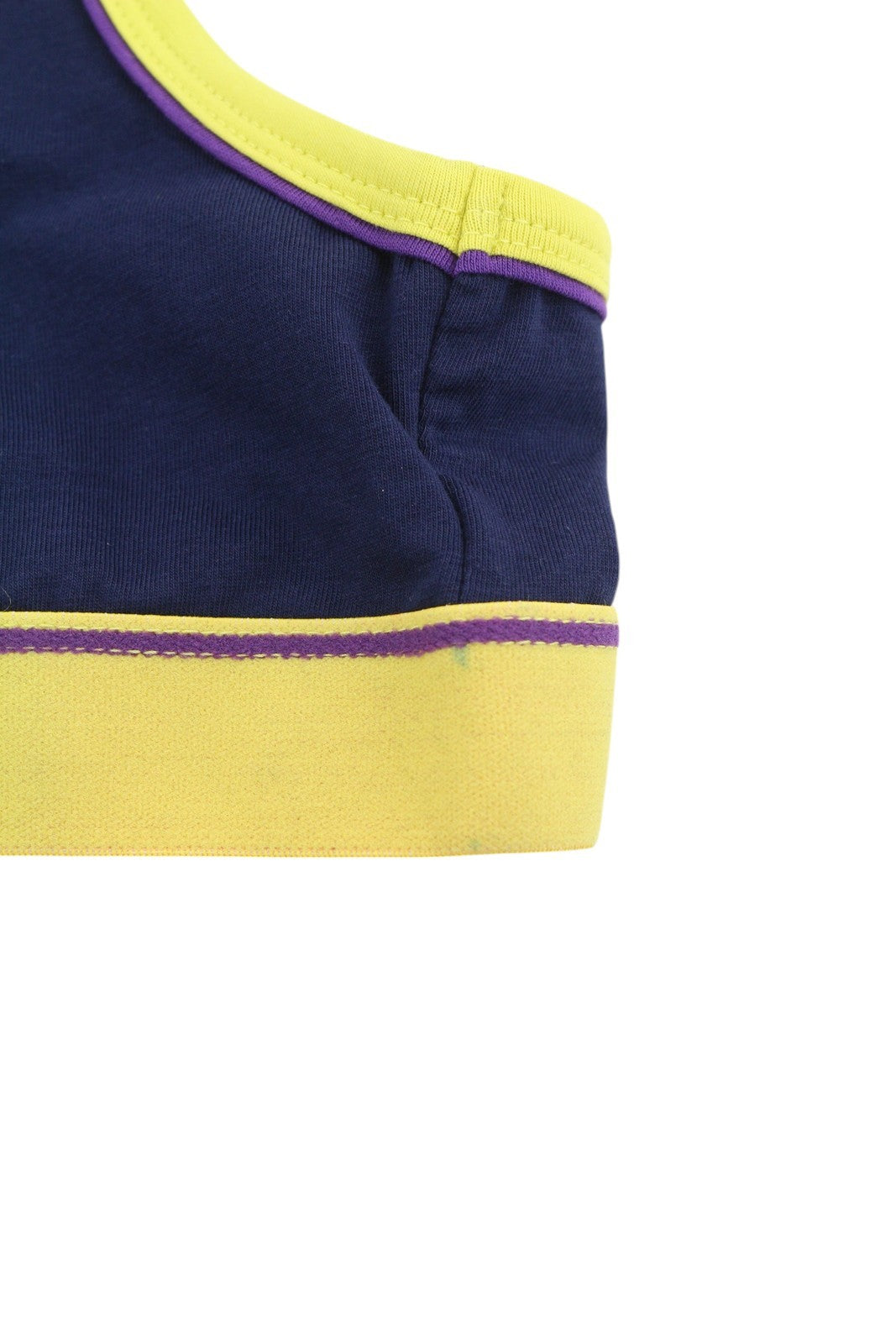 DIESEL Ufsb-Mileys Womens Sports Bra L Sleeveless Round Neck Stretchy  Blue