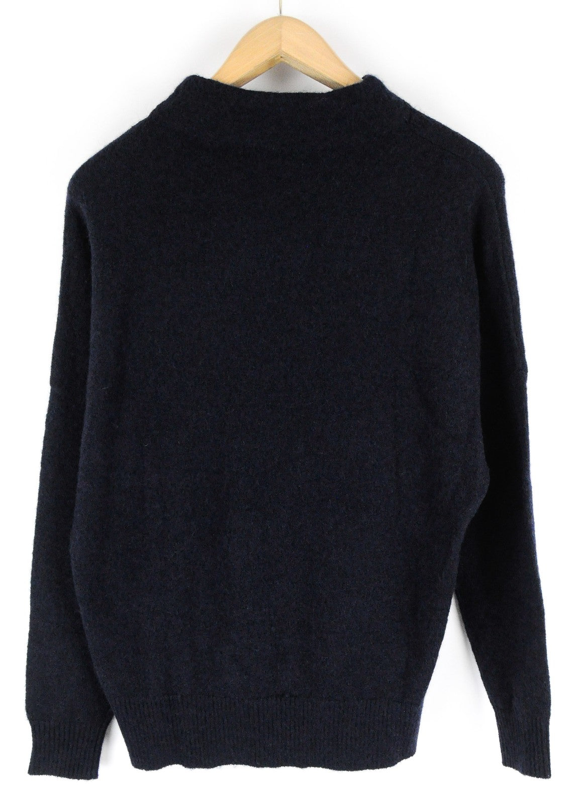 SUISTUDIO Airy Womens M Sweatshirt Navy Wool Blend Long Sleeved Pullover
