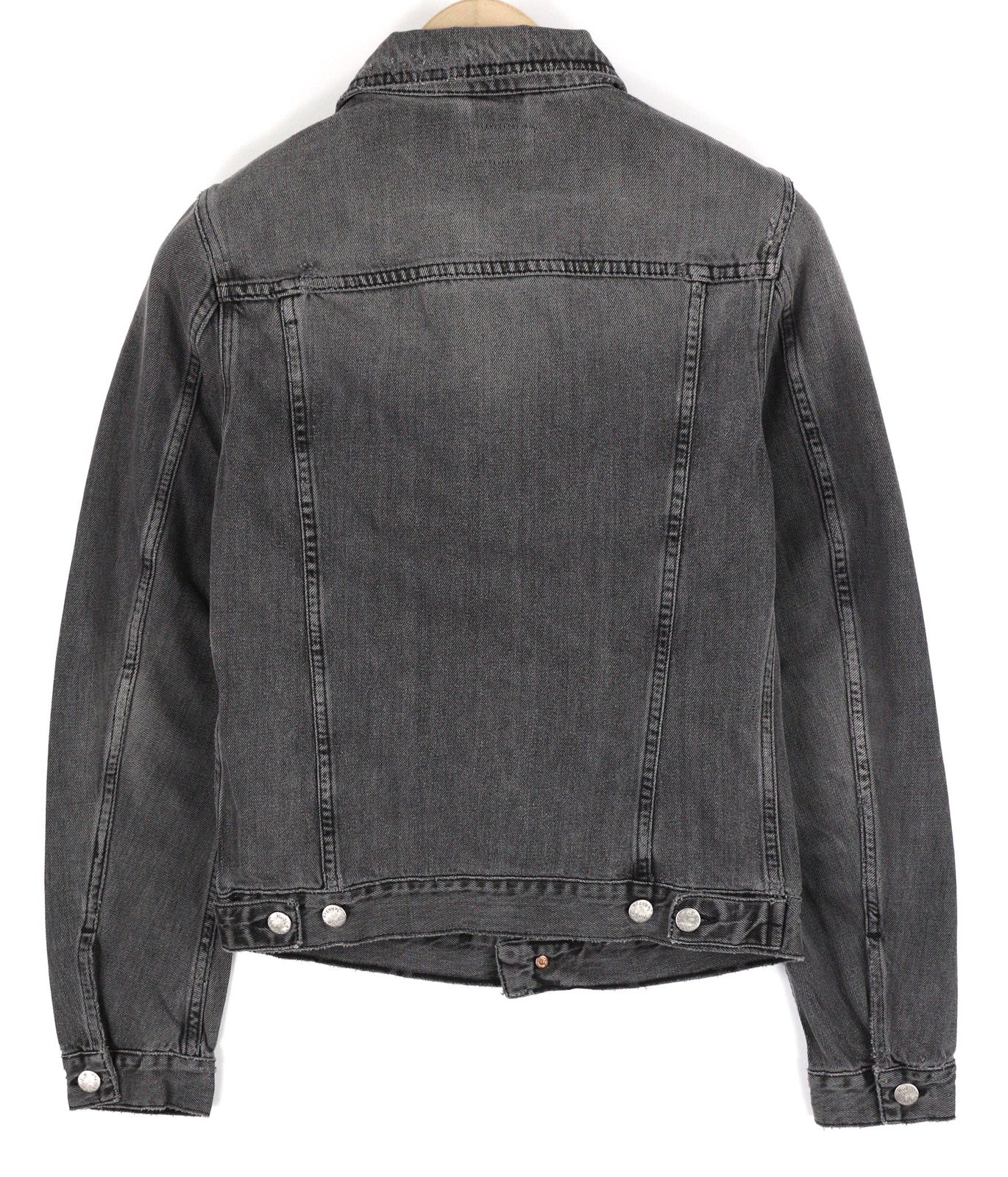 NUDIE Billy Men Jacket XS Desolation Button Unlined Logo Patch Pockets Denim