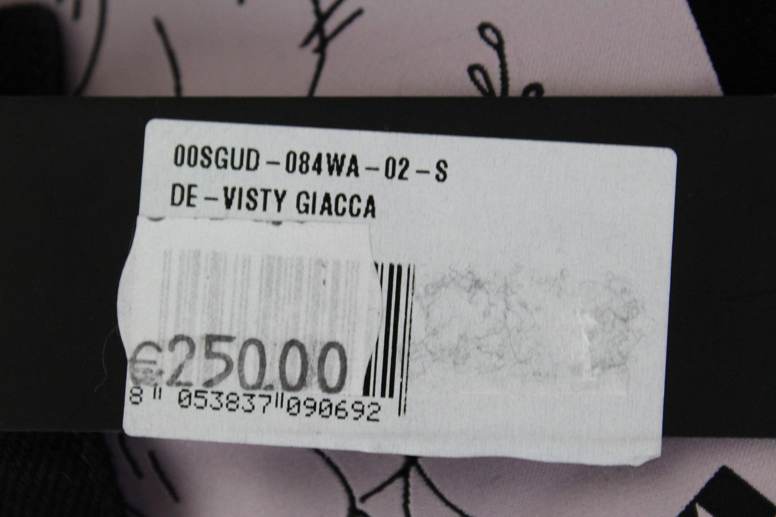 Womens DIESEL De-Visty 084WA Jacket S Black Denim Ripped Long Sleeve