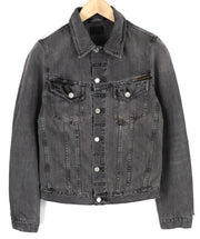 NUDIE Billy Men Jacket S Desolation Button Unlined Logo Patch Pockets Denim