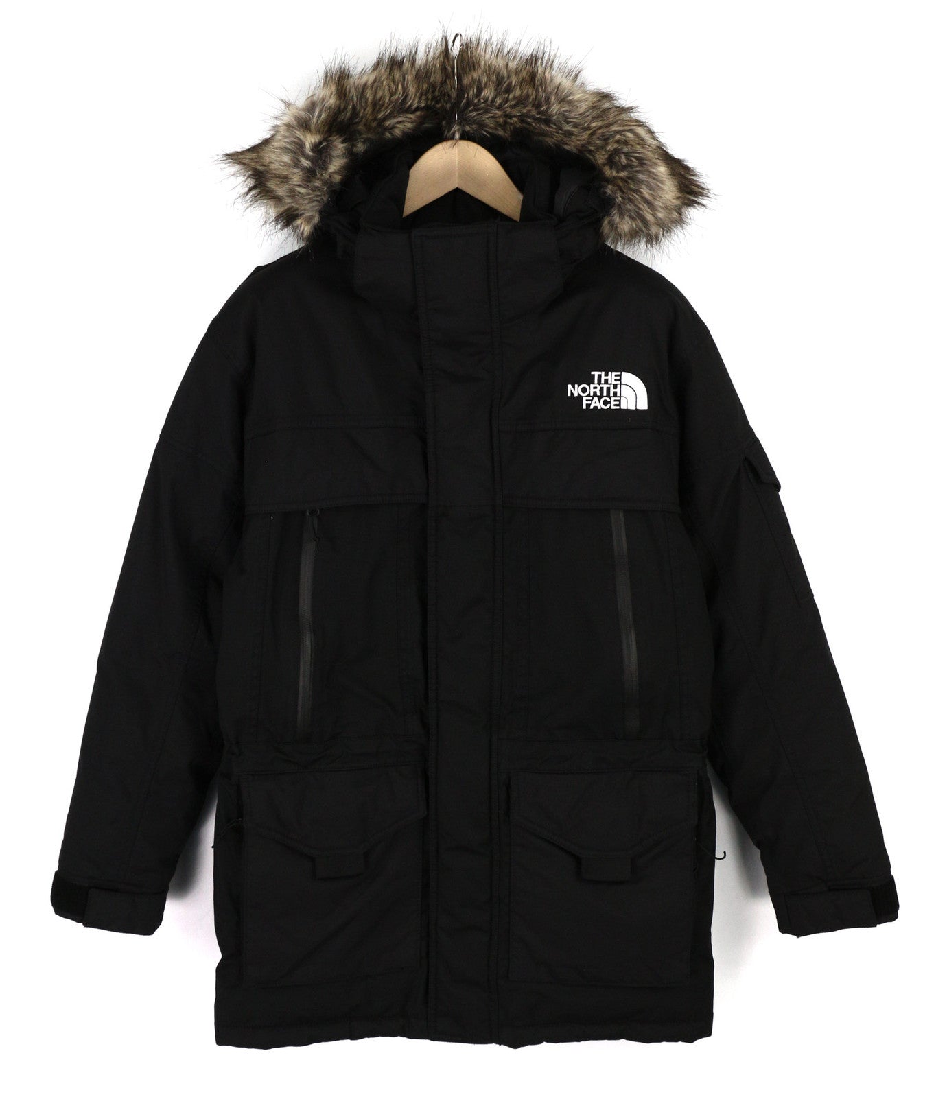 THE NORTH FACE McMurdo 2 Parka Men Jacket S Black Don Insulated Hooded DryVent