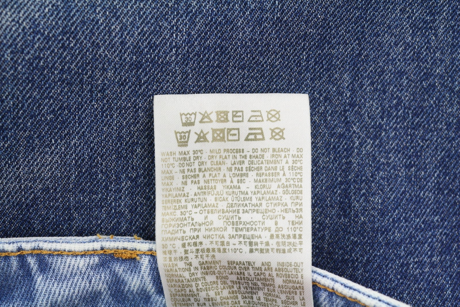 DIESEL P-5-D 0GHAW Men Jeans W34 Loose Fit Tapered Leg Zip Washed Blue RRP€425