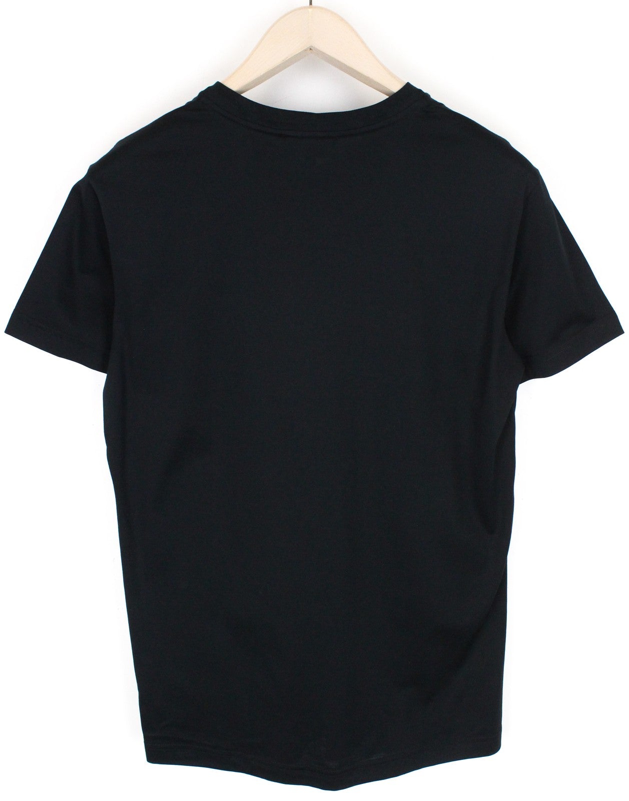 RICHMOND Men's T-Shirt L Black Pure Cotton Short Sleeve Summer Casual