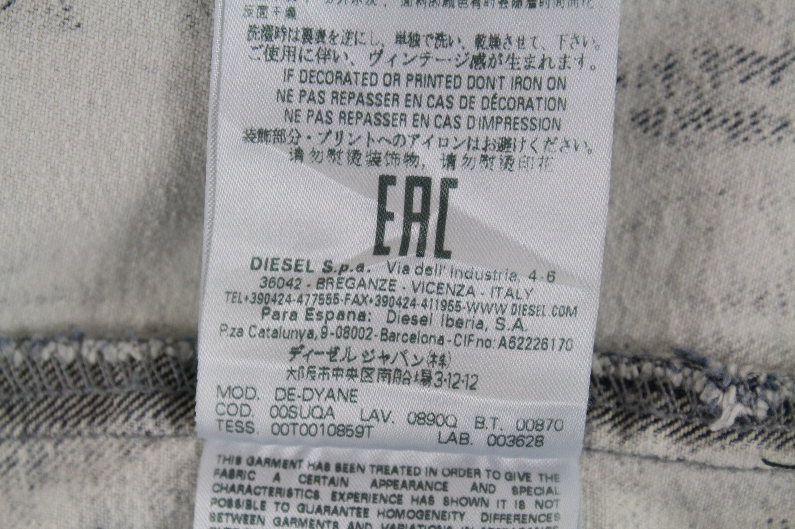 Womens DIESEL De-Dyane 0890Q Dress XS Blue Denim Sleeveless RRP€350