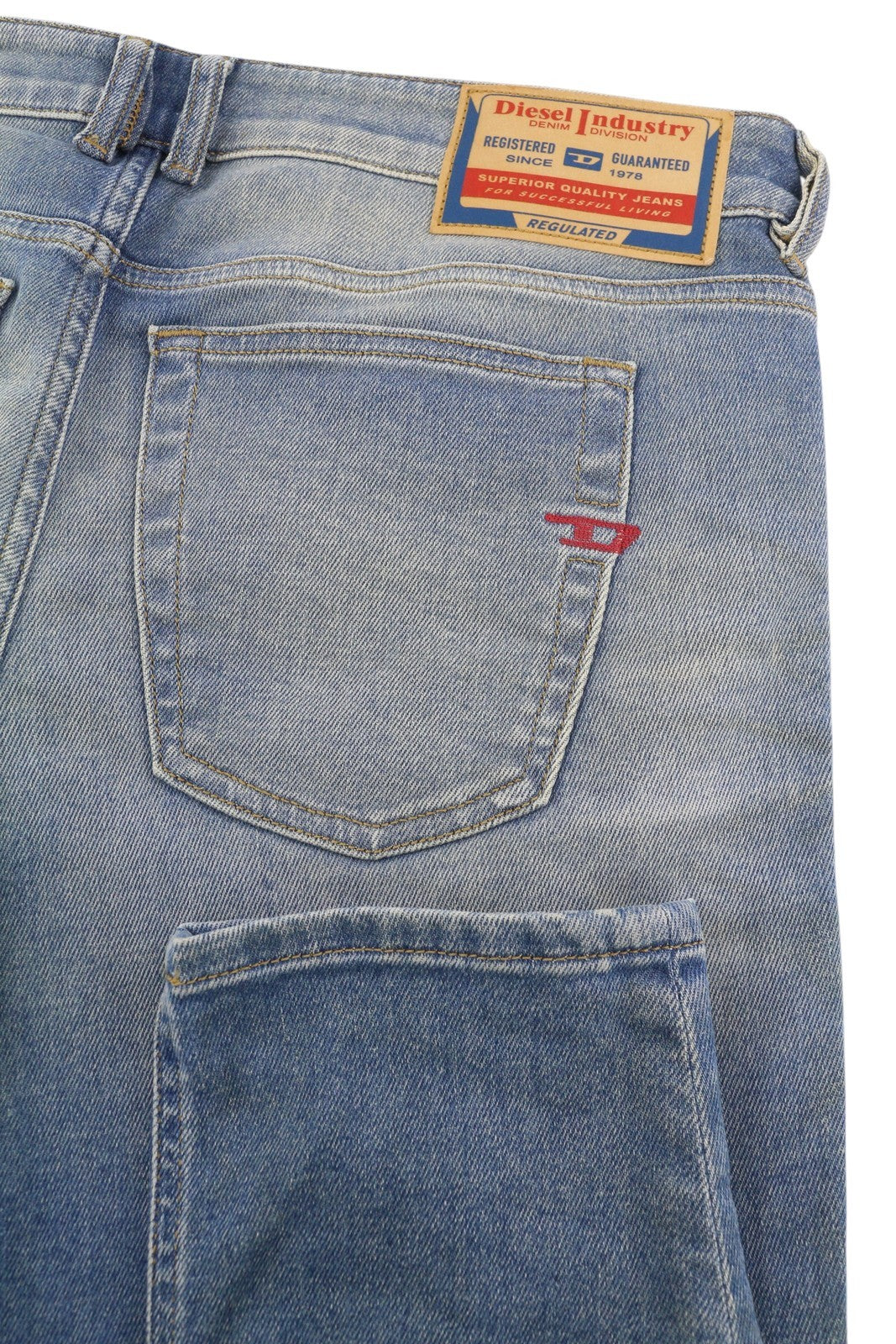 DIESEL 1979 Sleenker 09H71 Men Jeans W34/L30 Skinny Fit Low Waist RRP€225 Blue