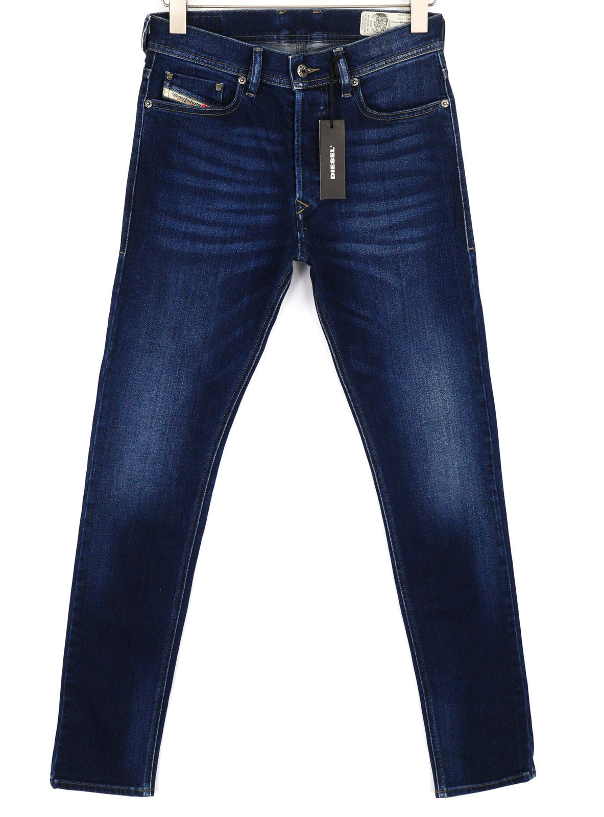 DIESEL Tepphar R86L0 Mens Jeans W27/L32 Slim Carrot  Stretchy Washed Blue Denim