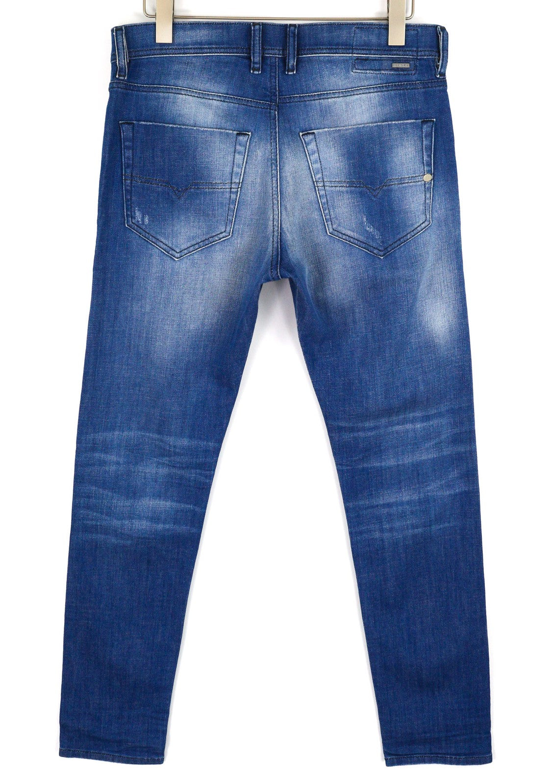 DIESEL Tepphar 0855G Mens Jeans W32/L32 Slim Carrot  Stretchy Washed Buttoned