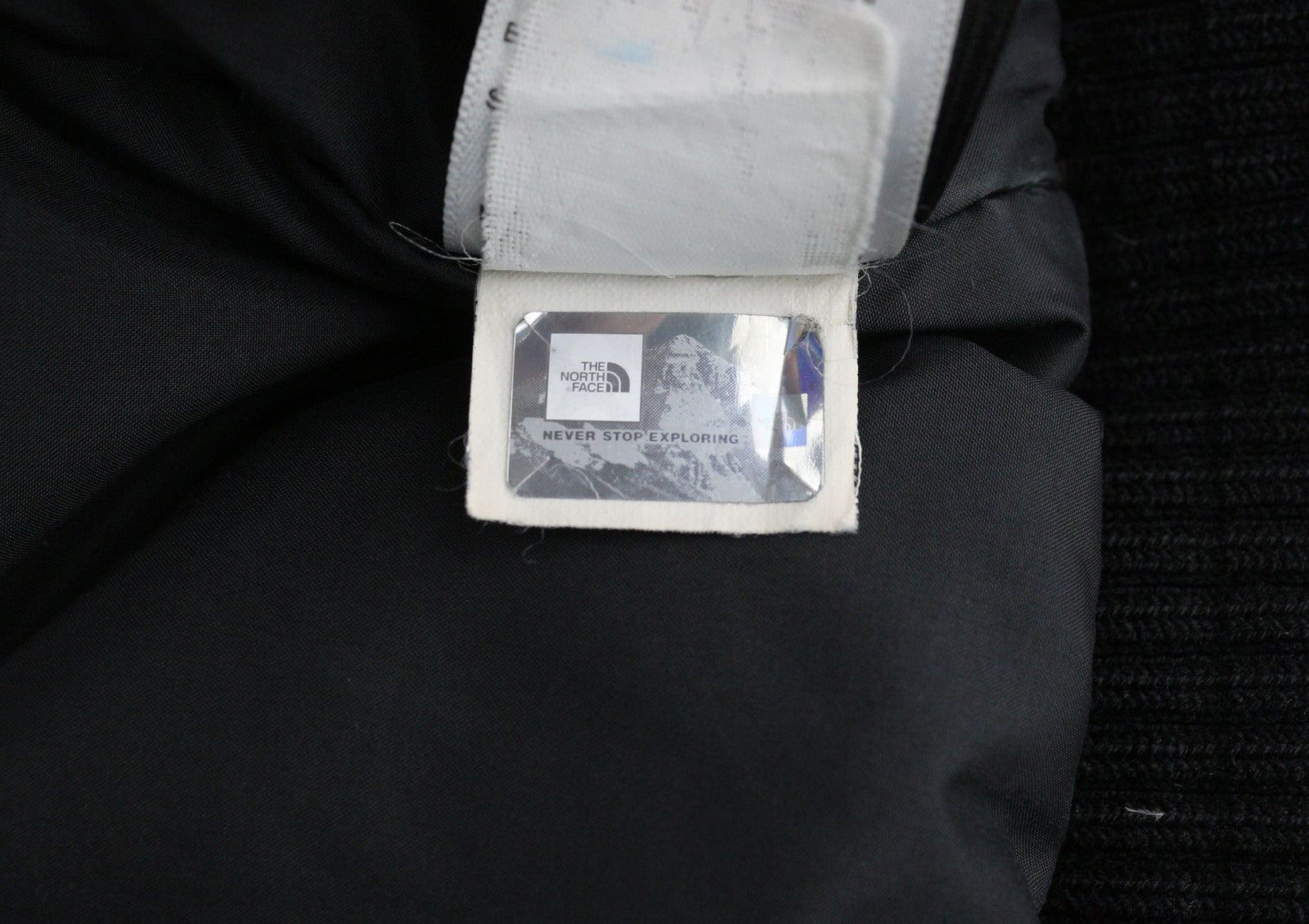 THE NORTH FACE Men Jacket XL Black Hooded Goose Down Insulated Logo DryVent