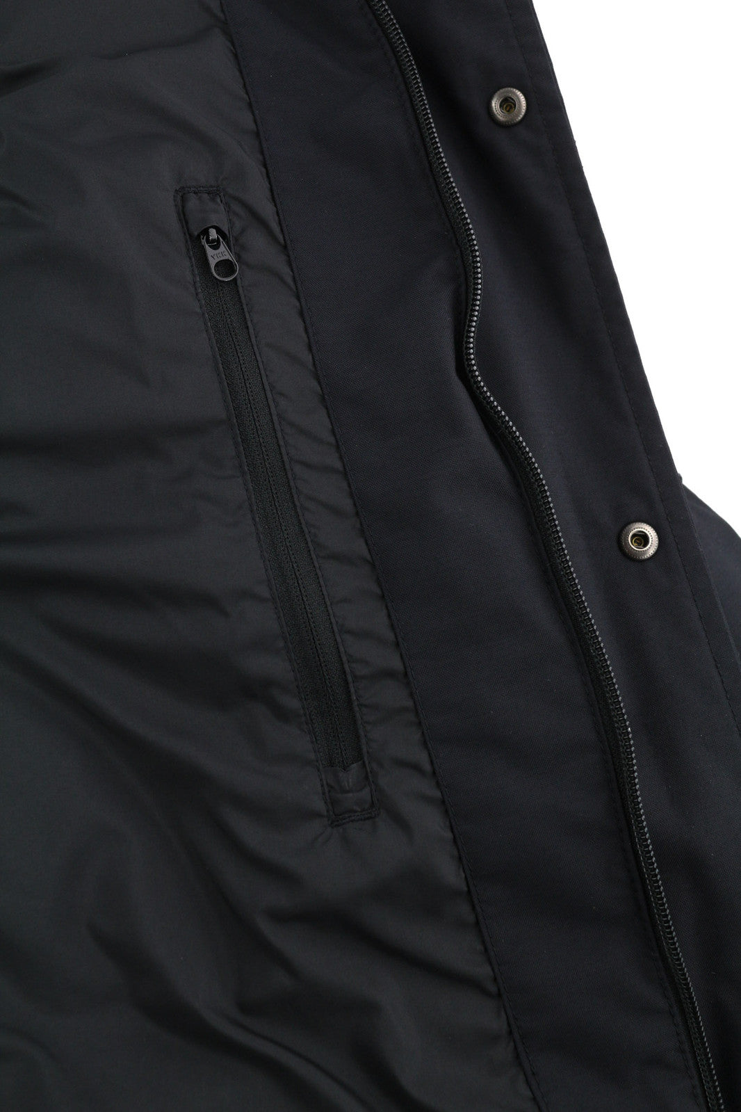 THE NORTH FACE Men Jacket XL Black Hooded Goose Down Insulated Logo DryVent