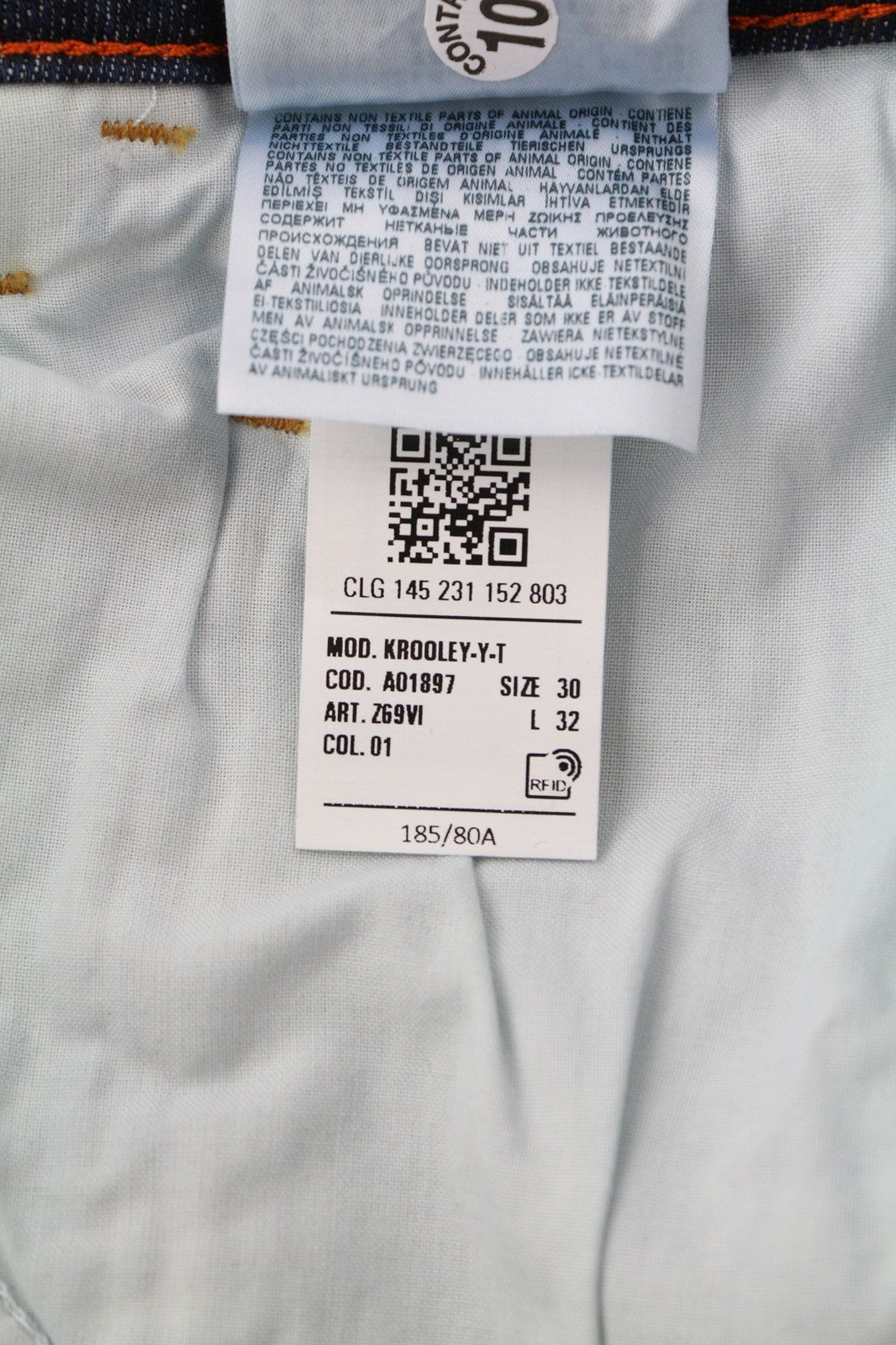 DIESEL Krooley Jogg Z69VI Mens Jeans W30/L32 Tapered  Stretchy RRP€195 Blue