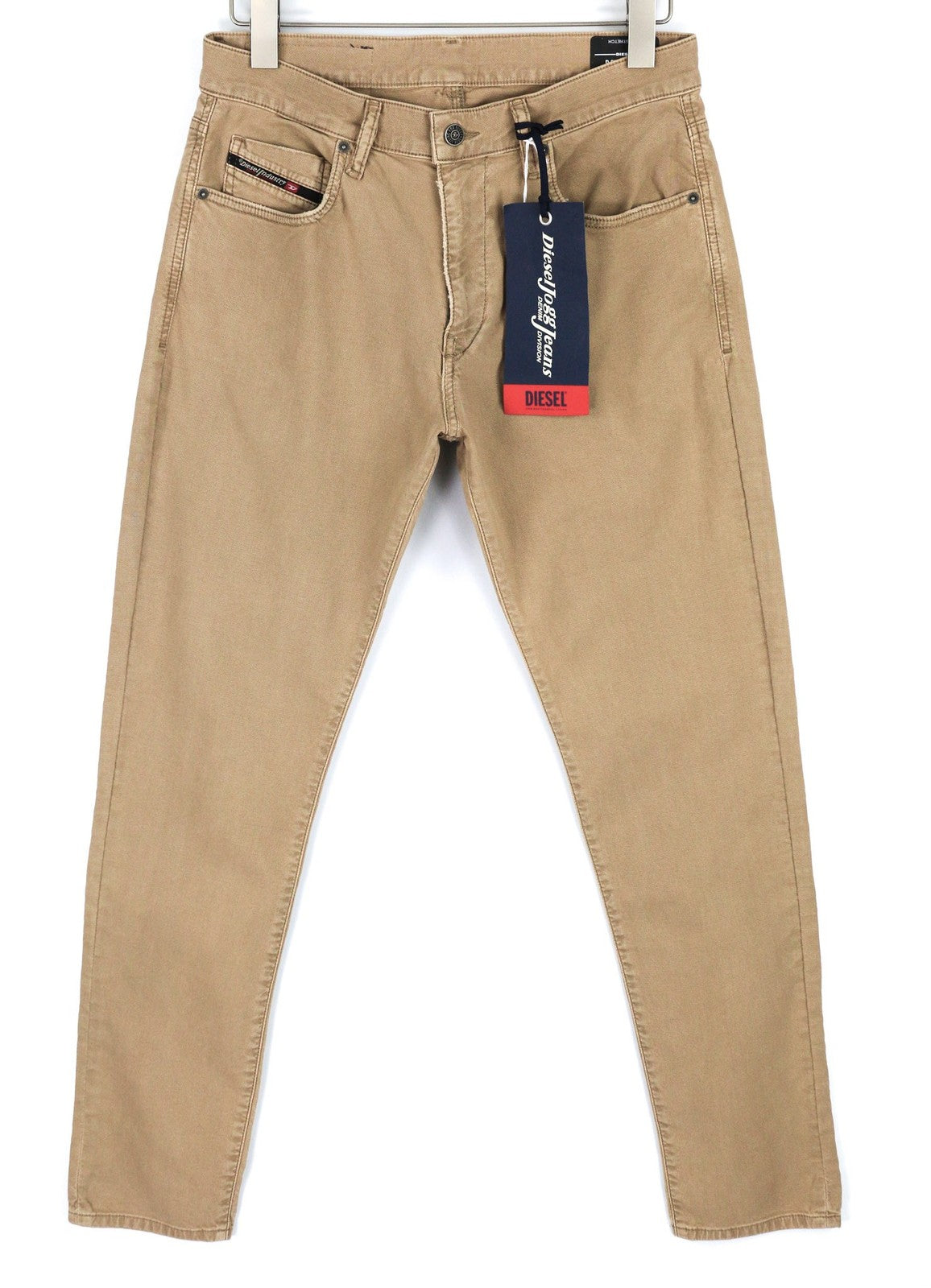 DIESEL D-Strukt Jogg 069WD Mens Jeans W32 Slim  Stretchy Zip Fly Brown RRP€250