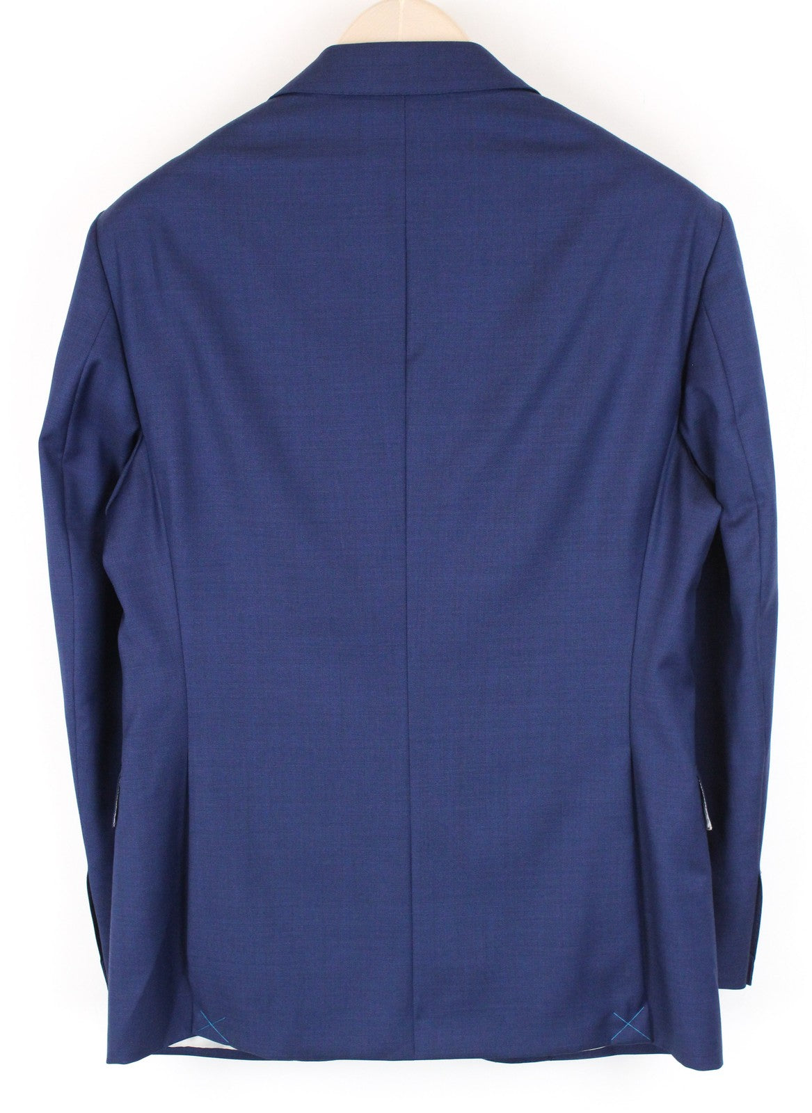 „SUITSUPPLY Napoli“ vyriškas švarkas, UK38S, mėlynas, grynos vilnos, vienaeilis, su įpjova apykakle 