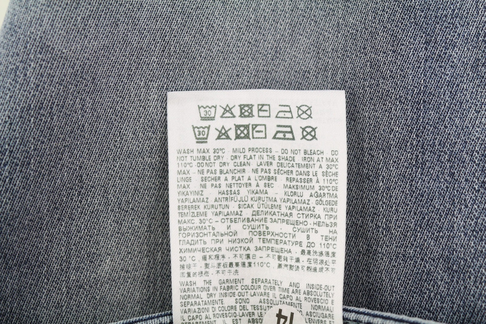 DIESEL Thommer-Y-Ne Jogg RR69N Mens Jeans W34/L32 Zipper Washed Blue RRP€250