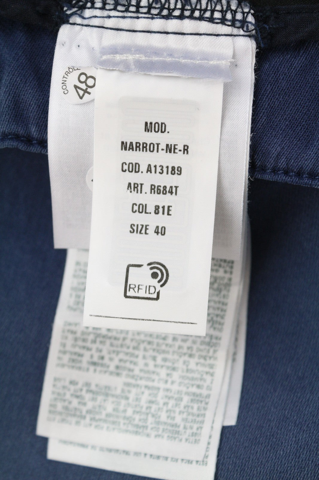 DIESEL Narrot-Ne-R R684T Mens Jeans W40 Jogg Washed Blue Denim Slim RRP€275