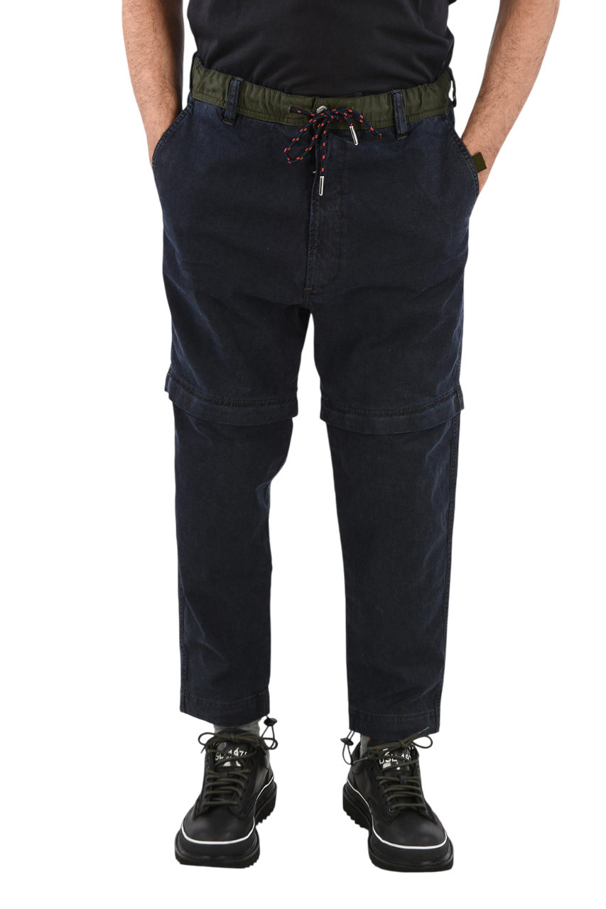 DIESEL D-Everi-Ne Jogg 009BI Mens Jeans W30 Sweat RRP€300 Removable Legs