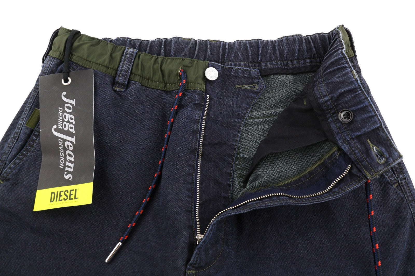 DIESEL D-Everi-Ne Jogg 009BI Mens Jeans W30 Sweat RRP€300 Removable Legs